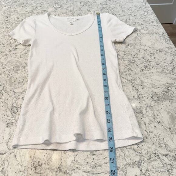 Michael Stars T-Shirt for Anthropologie Size XS/S Basic White Shine Tee Top USA - Picture 12 of 12